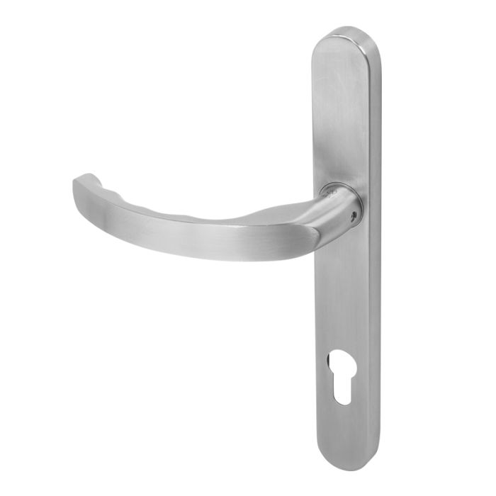 Blu Performance - Dual Sprung Ergonomic Multipoint Door Handle - 316 Satin Stainless Steel - Pair