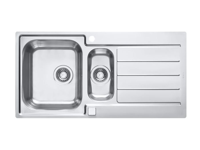 Alveus Stainless Steel Line Maxim 10 Double Bowl Sink