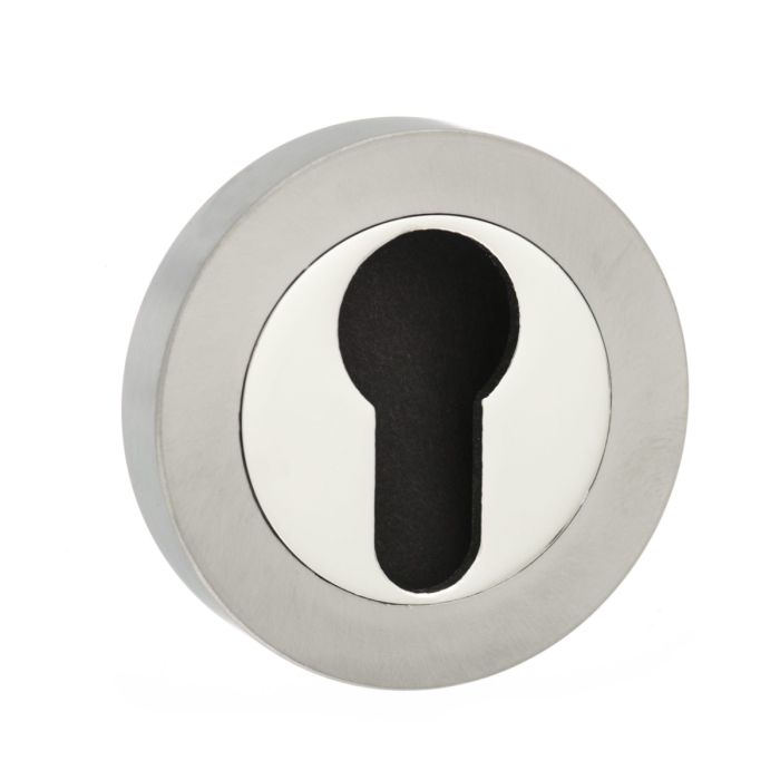 Atlantic Hardware Euro Profile Mediterranean/Senza Pari Round Escutcheon - Pair