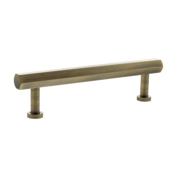 Atlantic Hardware Millhouse Brass Pennington Hexagonal T-Bar Cabinet Pull Handle