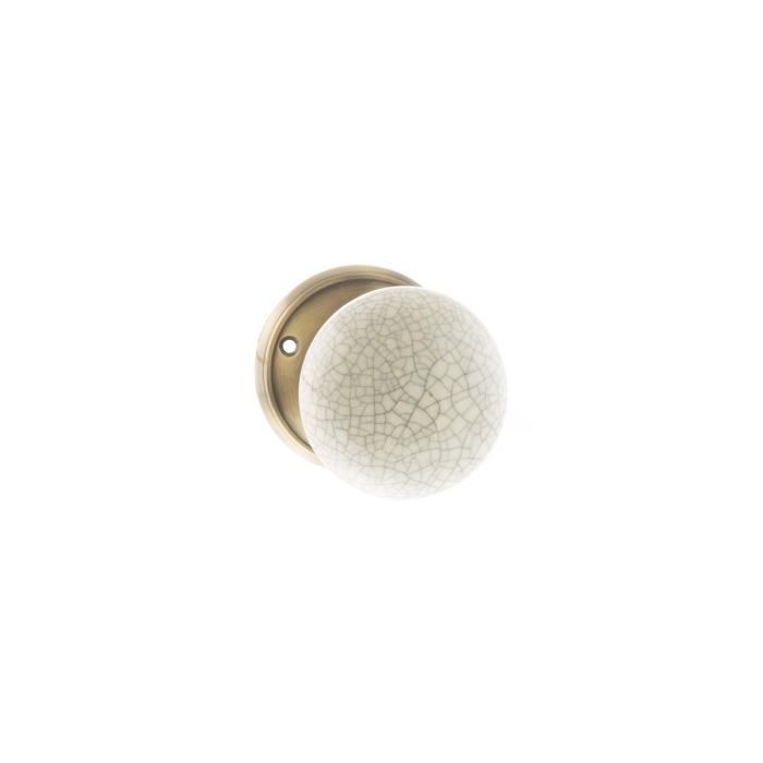 Atlantic Hardware Old English Skipton Porcelain Mortice Door Knob - Pair