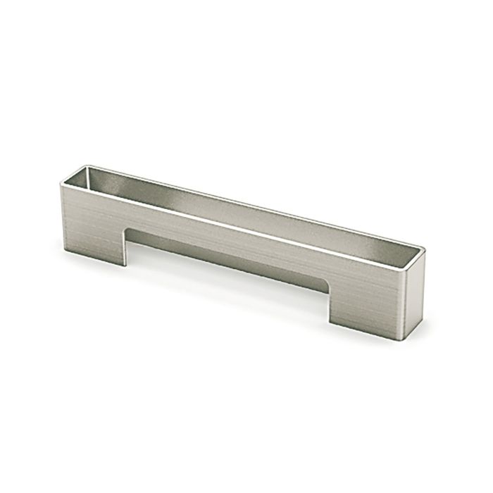 Hettich - New Modern Tempe Cupboard Handle - Brushed Stainless Steel - Centres 192mm
