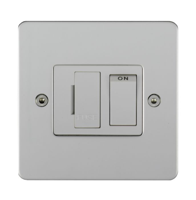 Eurolite - Stainless Switched Fuse Spur - Polished Stainless Steel