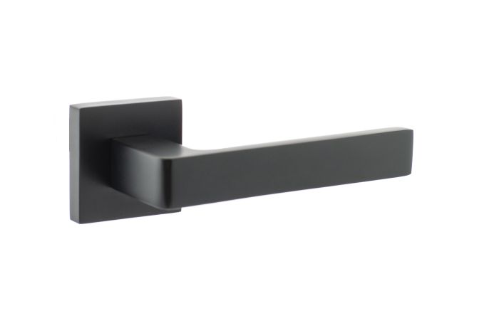 Atlantic Hardware Status Montana Door Handle on Rose - Pair