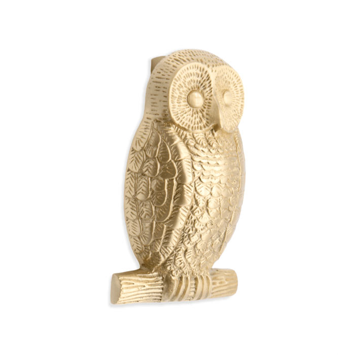 Spira Brass Owl Door Knocker