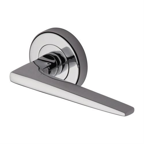 M.Marcus Sorrento Swift Door Handle on Round Rose - Pair