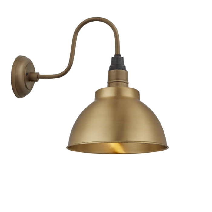 Industville Swan Neck Dome Wall Light