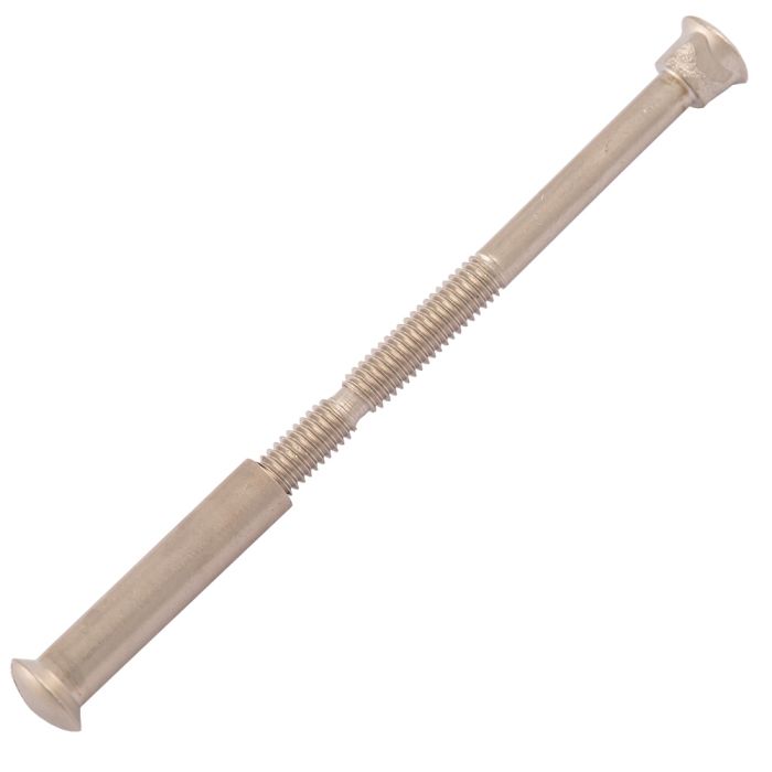 Eurospec M4 x 70 Male 85mm Total - Female Screw for Bolt-Through Furniture