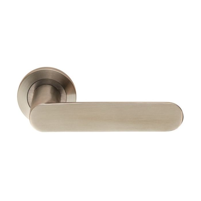 Eurospec - Parigi Door Handle on Rose - Satin Stainless Steel - Pair
