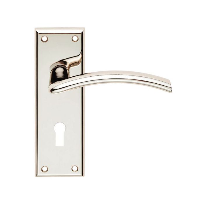 Serozzetta Trenta Door Handle on Backplate - Pair