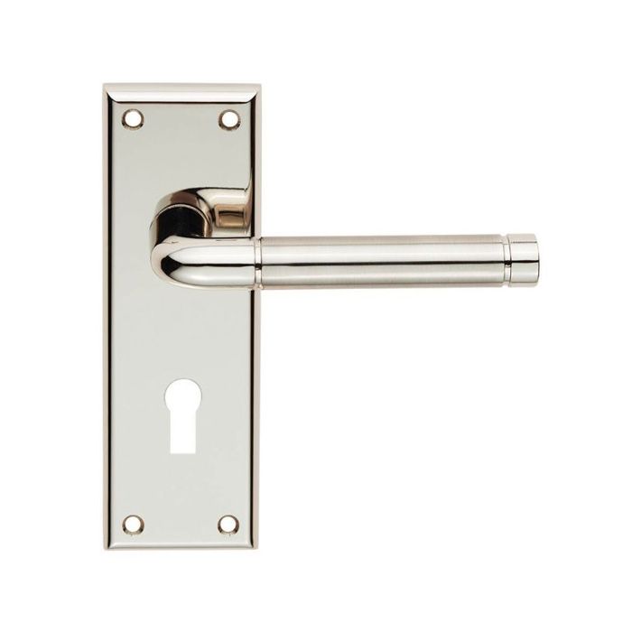 Serozzetta Quaranta Door Handle on Backplate - Pair