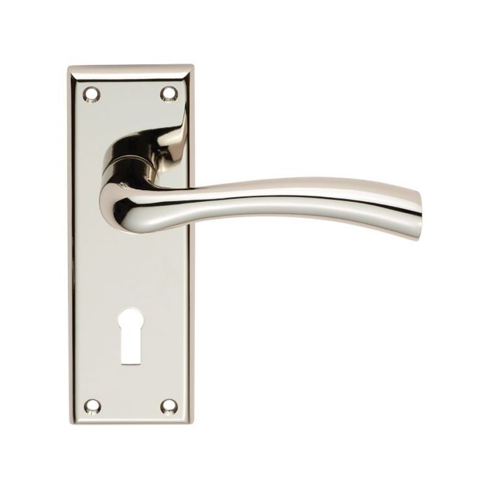 Serozzetta Cinquanta Door Handle on Backplate - Pair