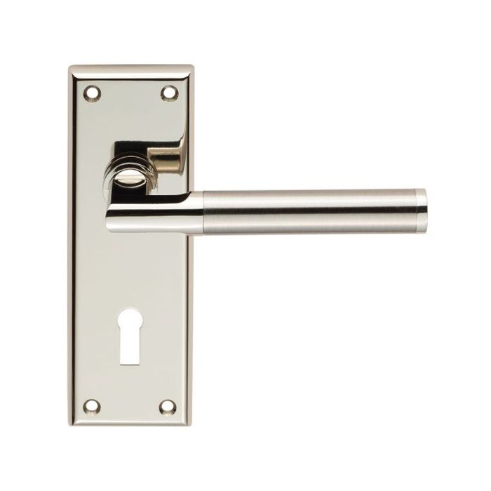 Serozzetta Sessanta Door Handle on Backplate - Pair