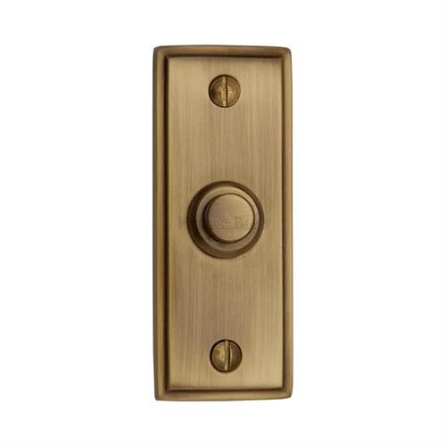 M.Marcus Heritage Brass Oblong Bell Push