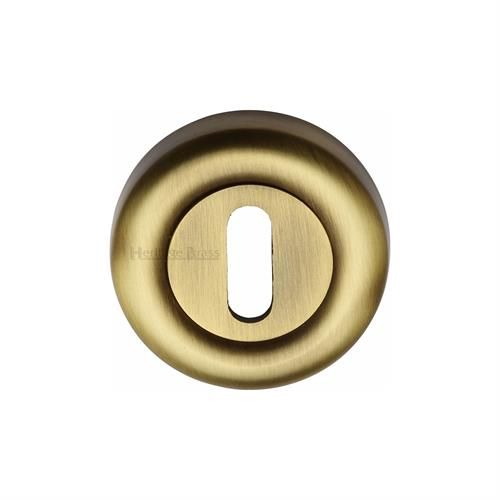 M.Marcus Heritage Brass Standard Profile Round Escutcheon (V6722)