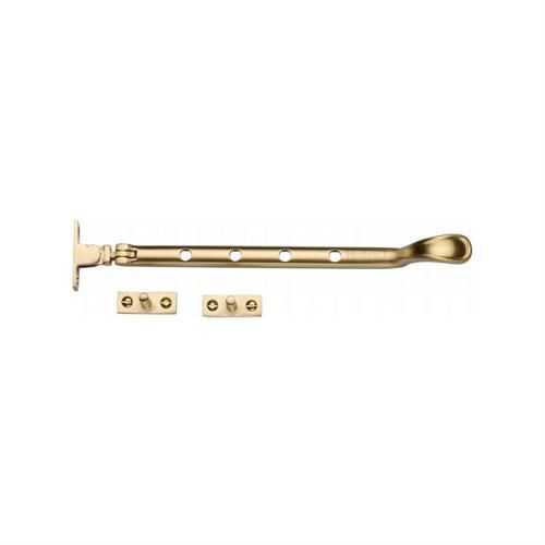 M.Marcus Heritage Brass Spoon-Pattern Casement Stay 