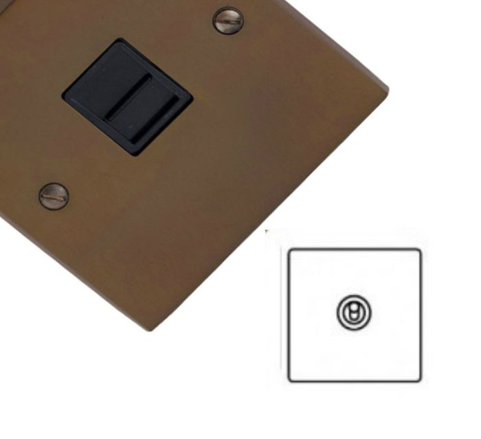 Heritage Victorian Bronze 20 Amp Dolly Switches  From 1 Gang To 4 Gang  - Bzv400bz