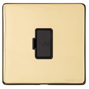 Heritage Brass Vintage Range Unlacquered Polished Brass, XUL - Unswitched Spur (13 Amp)