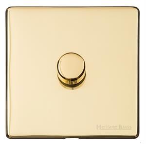 Heritage Brass Vintage Range Polished Brass, X01 - 1G Multi Location Secondary Dimmer