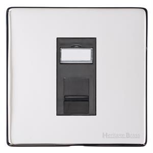 Heritage Brass Vintage Range Polished Chrome, X02 - 1 Gang RJ45