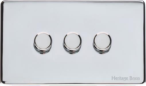 Heritage Brass Vintage Range Polished Chrome, X02 - 3G Multi Location Primary Dimmer