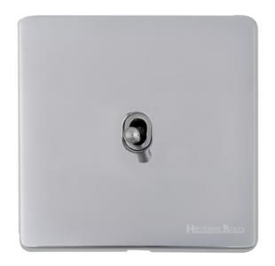 Heritage Brass Vintage Range Polished Chrome, X02 - 1 Gang Intermediate Stockholm Toggle