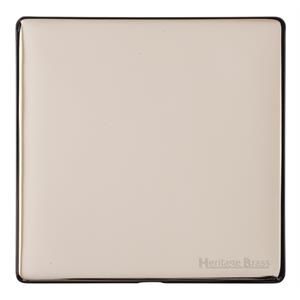 Heritage Brass Vintage Range Satin Nickel, X05 - Single Blank Plate