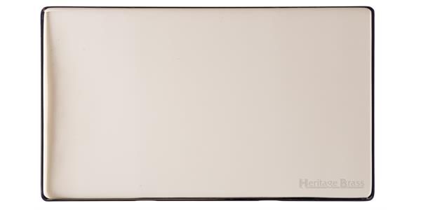 Heritage Brass Vintage Range Satin Nickel, X05 - Double Blank Plate