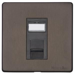 Heritage Brass Vintage Range Matt Bronze, X09 - 1 Gang RJ45