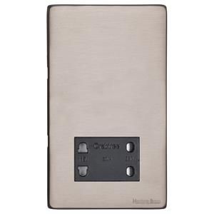 Heritage Brass Vintage Range Aged Pewter, XAP - Shaver Socket Output Voltage 110/240V