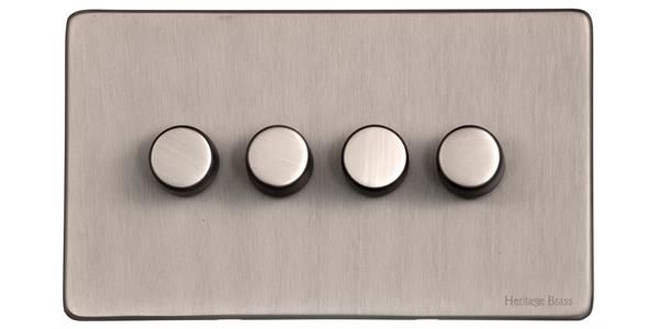 Heritage Brass Vintage Range Aged Pewter, XAP - 4G Multi Location Secondary Dimmer