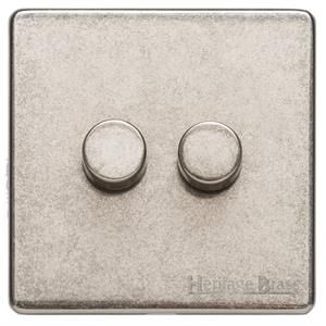 Heritage Brass Vintage Range Rustic Nickel, XRN - 2G Multi Location Secondary Dimmer