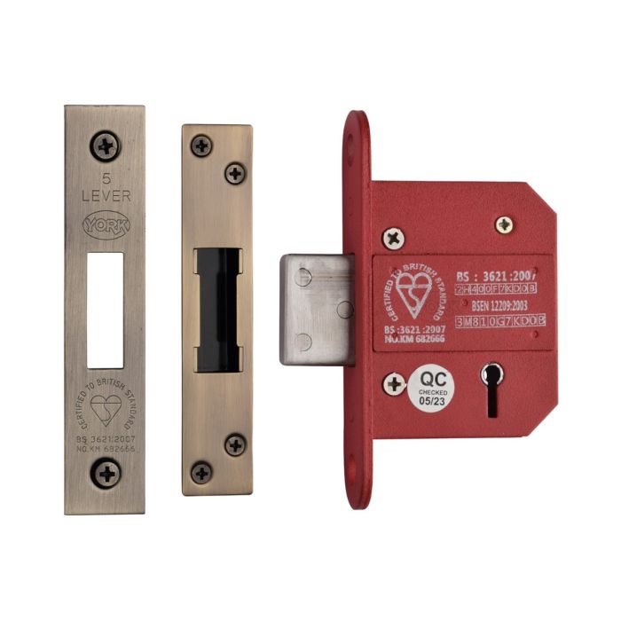 M.Marcus CE York British Standard 5 Lever Deadlock 2 1/2