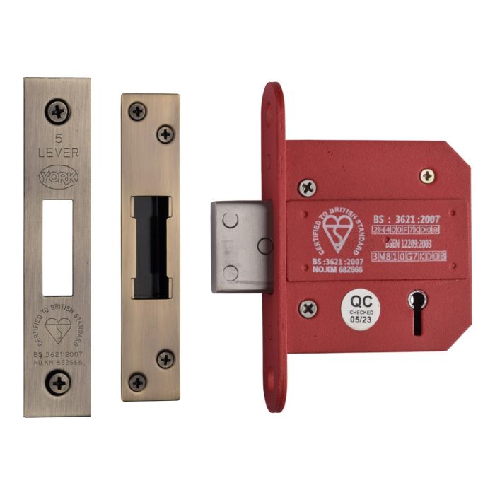 M.Marcus CE York British Standard 5 Lever Deadlock 3