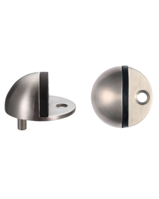 Zoo Hardware Budget Stainless Steel Oval Floor Mounted Door Stop